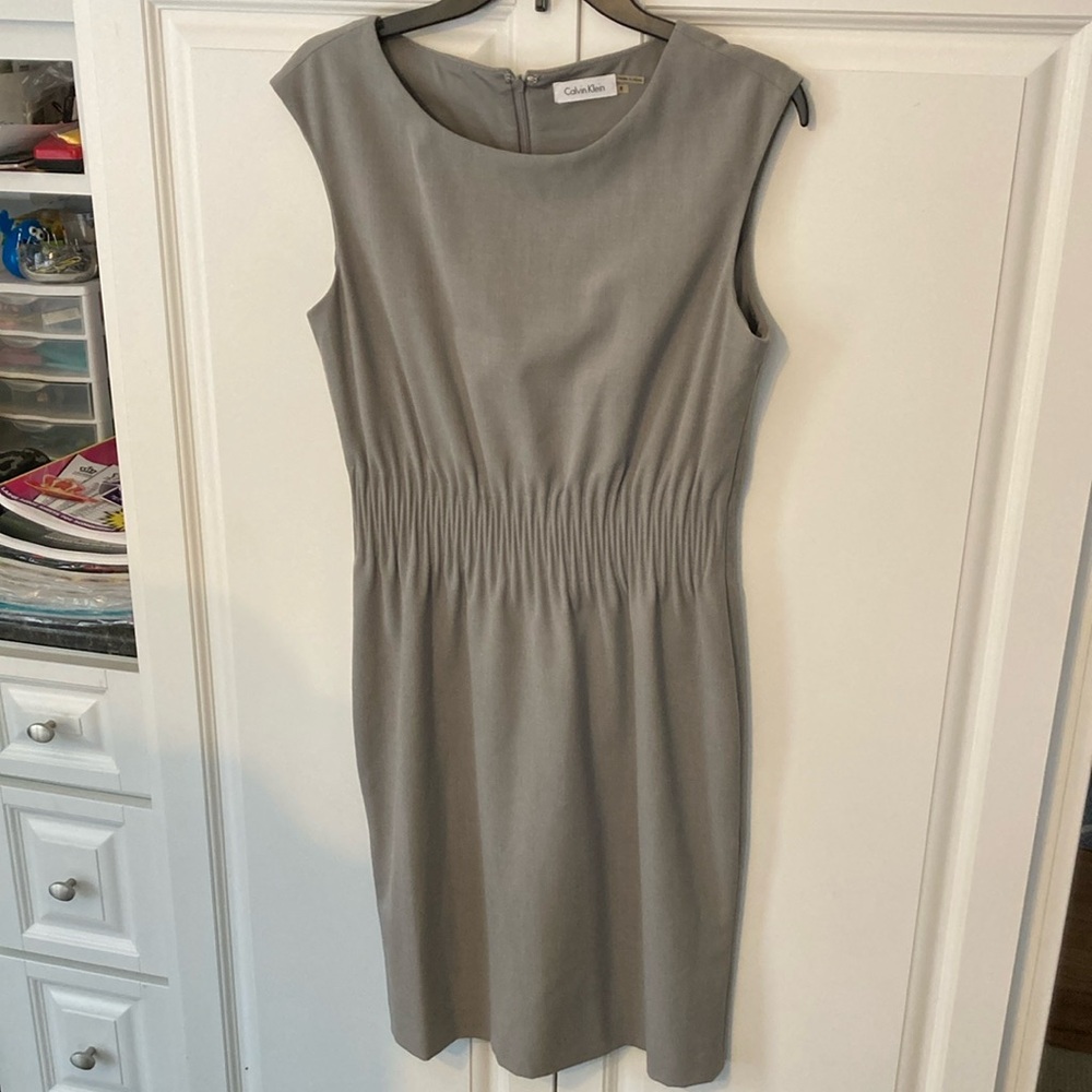 Calvin Klein gray dress
